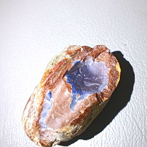 Polished geode agate specimen - polished,