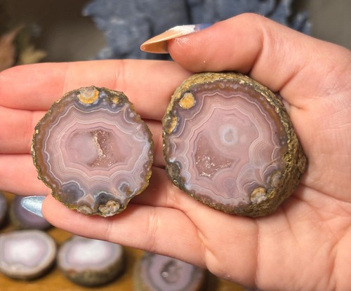 Zhanguo agate pair - agate,